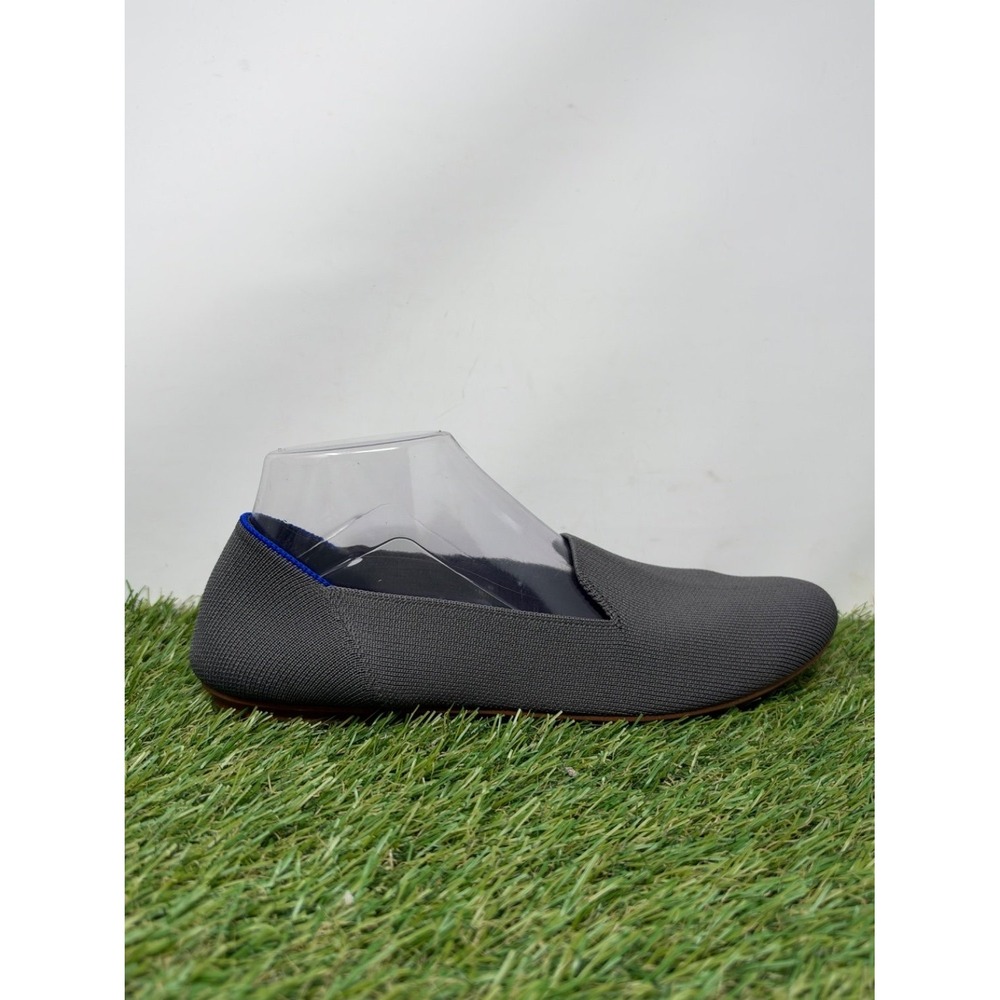 Rothy's The Loafer Womens 9.5 Gray Knit Flat Round Toe Casual Walking Office